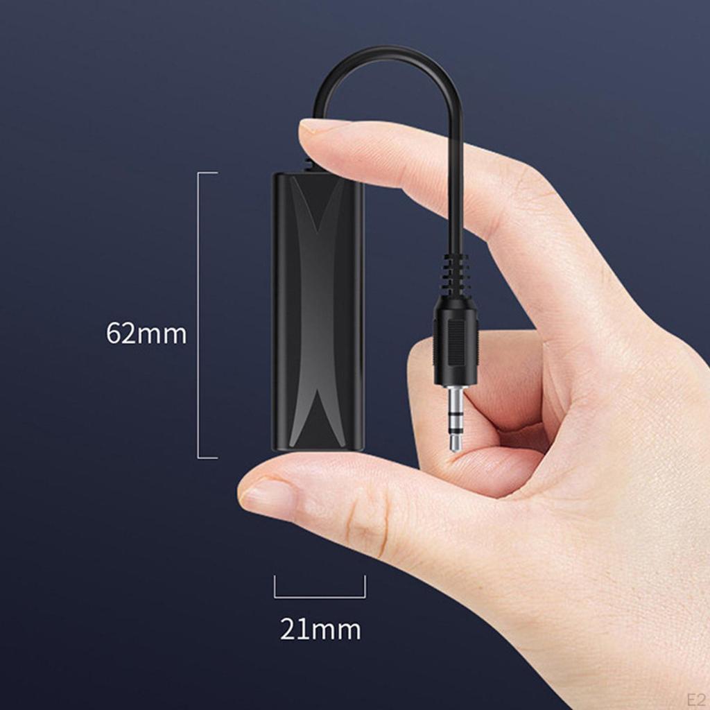 AUX Audio Noise Filter Portable Multiuse Reduction Speaker Line Ground Loop Isolator
