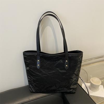 Brettbar totebag dame 2025 ny stor kapasitet veske uformell skulderveske studentveske