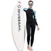 Women Full Body Swimsuit Rash Guard Lycra Thin Wetsuit One Piece Swimwear Zipper Long Sleeve Diving Skin Beachwears Sun Protect