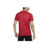 Nike Solid Color Simple Print Small Logo Quick-Dry Breathable Football Crew Neck Short Sleeve T-Shirt Men Tops University-Red HF0524-657