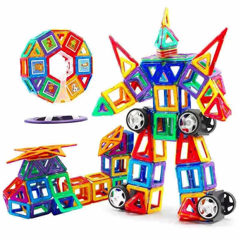 Magnetic Building Blocks Set Kids Toys Magnetic Rods and Bars Magnetic Blocks Montessori Kids Educational Toys Boys and Girls