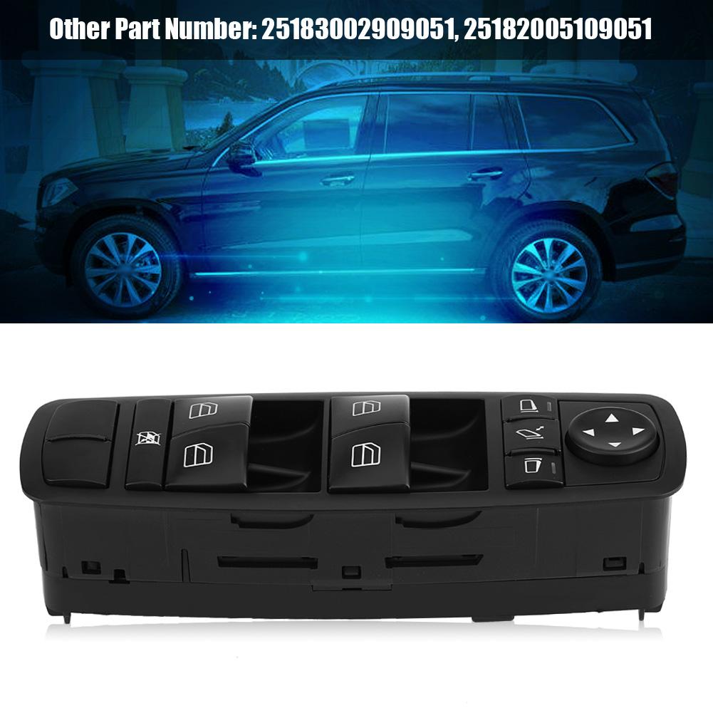 Power Window Master Control Switch for Mercedes Benz ML350 Master 20062011 A2518300290