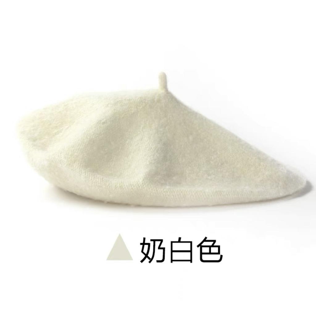 Autumn Winter French Beret Wool Pumpkin hats for women Ladies Female Outdoor Thick Warm Artist Caps Gifts