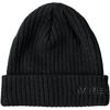 Avirex Military Tag Ribbed Knit Cap with Logo Watch Unisex Solid Needle Black Custom-Made Patch, Cap, Men's Beanie,