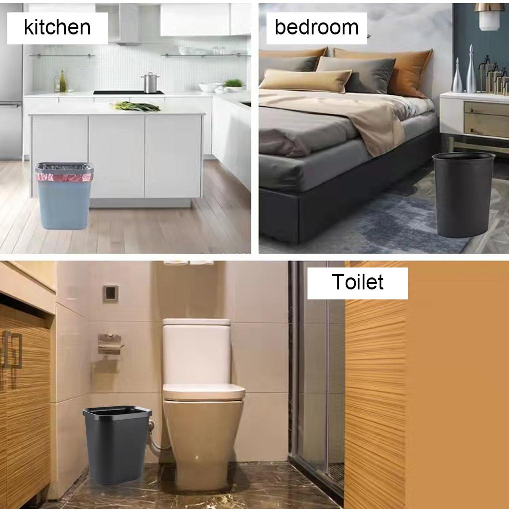 PP Hotel Flame-resistant Garbage Bin With 100KG Load-bearing Capacity Garbage Bin Hotel Protection