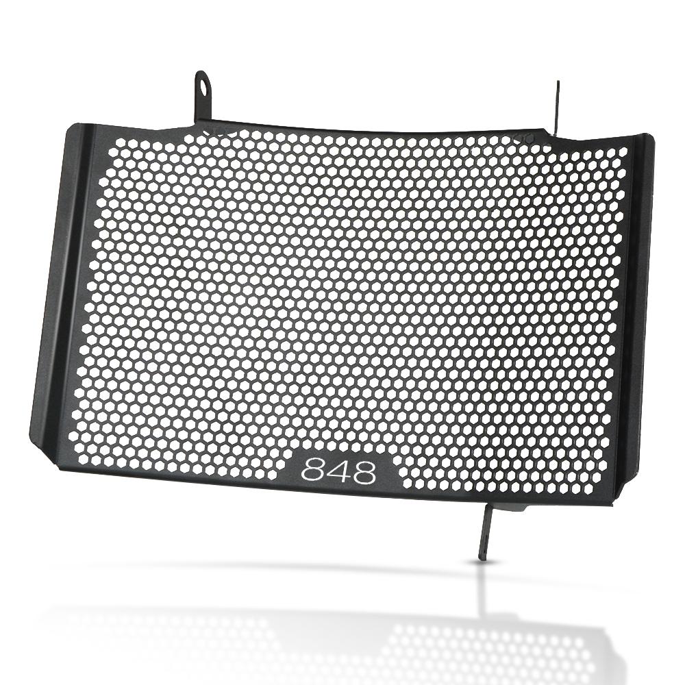 For DUCATI 848 1098 1198 Streetfighter 848 1098 Motorcycle Aluminum Radiator Guard Oil Cover Protector Grille Protection