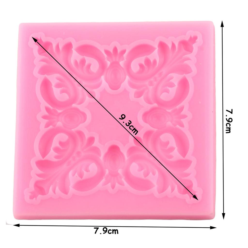 Baroque Relief Silicone Mold Chocolate Gumpaste Moulds Fondant Molds Cake Decorating Tools