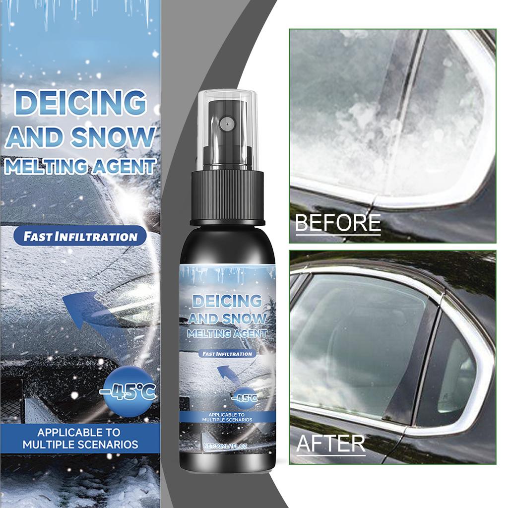 Rear View Mirror Deicing Agent  Rear View Mirror Deicing Spray  Automobile Glass Antifreeze Spray  Rear View Mirror Defroster  30ml