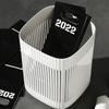 Plastic Wastebasket Trash Can Hollow Design Open Top Waste Container Large Capacity Garbage Bin for Bedroom Bathroom