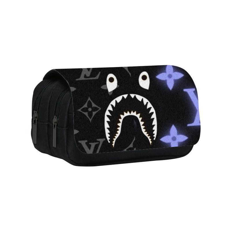Sprayground Printed Student Single Double Lightweight Stationery Storage Bag For School And Home