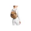 Michael Kors Cheryl Solid Color Flap Drawstring Leather Backpack Medium Women backpack Black Camel 30F3G2EB2L