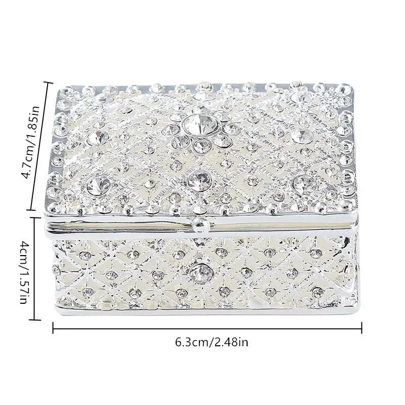 Mini Schatztruhe Schmuckkästchen Retro Süßigkeiten Halskette Ohrring Perle Schmuckkästchen Klein Hochzeitsdeko Gastgeschenk