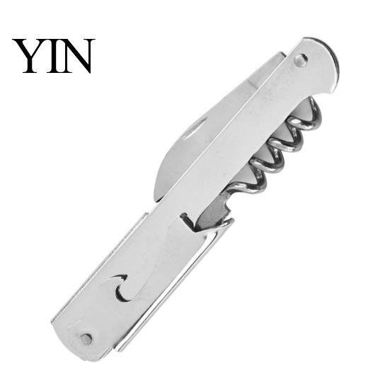 Kitchen Gadgets for Home 3-in-1 Wine And Beer Corkscrew Bottle Opener, Compact Manual Durable Opener Tool, Multifunctional Bar Seniors