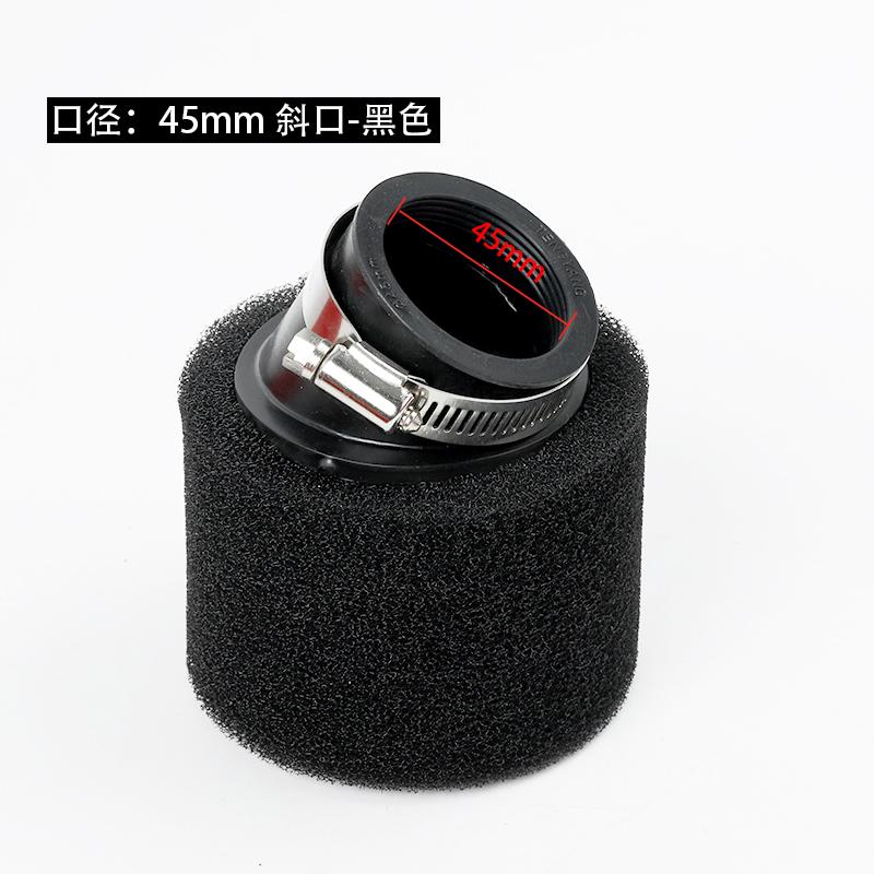 Black and Red Foam Air Filter 35mm 38mm 42mm 45mm 48mm Sponge Cleaner Moped Scooter Dirt Pit Bike Motorcycle