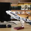 1/160 Scale 47CM A380 Singapore Airlines Aircraft Model Decoration Lightweight Die-cast Resin Model Airplane with Wheels Aviatio