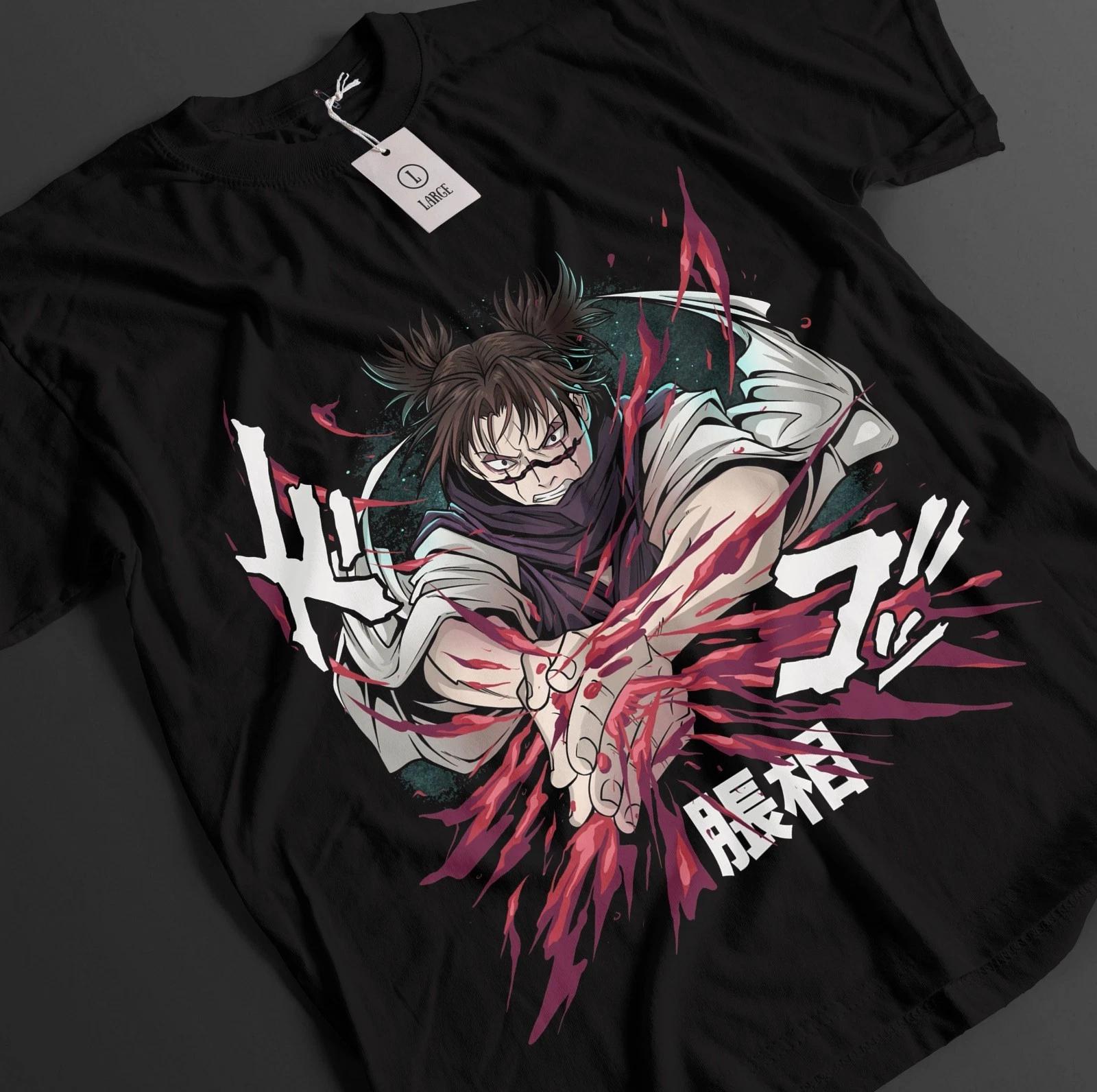 Футболка Jujutsu Kaisen Чосо Футболка Сукуна Манга Годжо Футболка JJK Аниме Унисекс Футболка 3XL