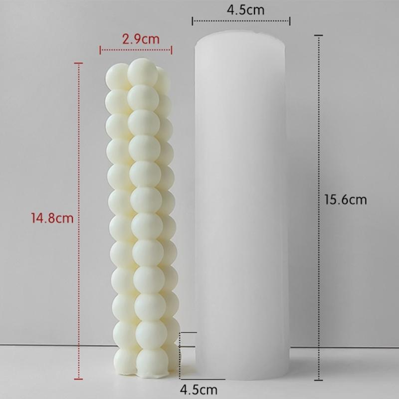 Pillar Candle Mold Multipurpose Silicone Mold Non stick Easy to Demold for DIY Candle Chocolates Home Decorations