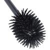 Silicone toilet brush, black, spare, 35 cm
