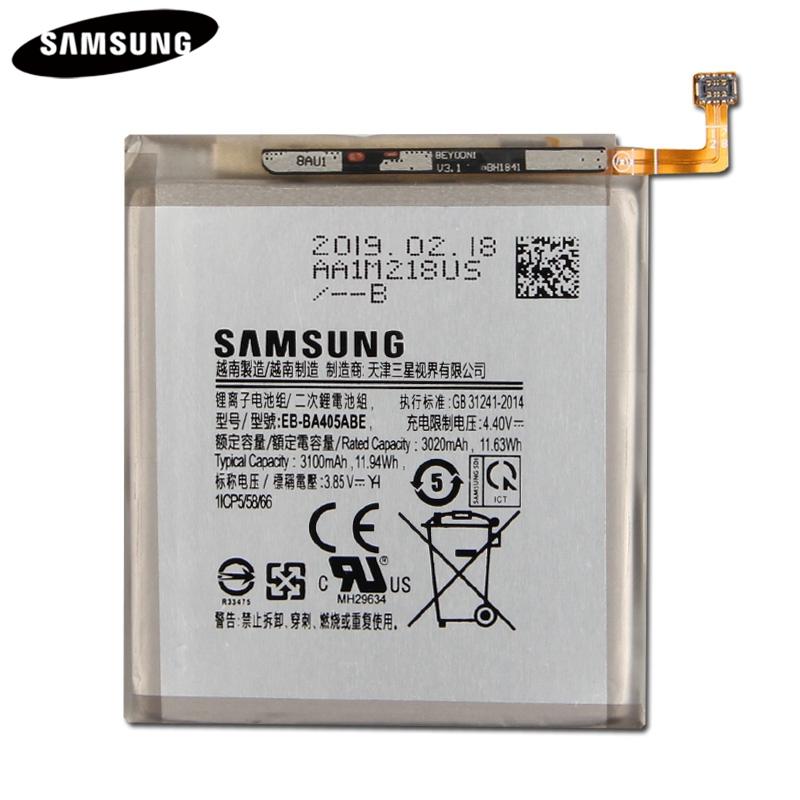 Original Replacement Battery EB-BA405ABE EB-BA405ABU For Samsung GALAXY A40 2019 A405F SM-A405FM/DS A405FN/DS SM-A405F SM-A405FN 3100mah