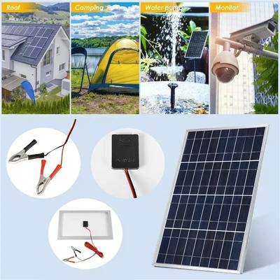 300W Solarmodul-Kit Komplett 12V Polykristallin USB-Strom Tragbar Outdoor Wiederaufladbar Solarzelle Solar Generator für Zuhause
