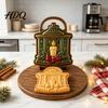 Gadget per la Cottura Fai-da-te in Cucina Stampo Mini Torta di Natale per Torte a Mano Casa Pan di Zenzero Festivo Babbo Natale Stampi per Biscotti dalla Forma Carina Strumenti a Pressione