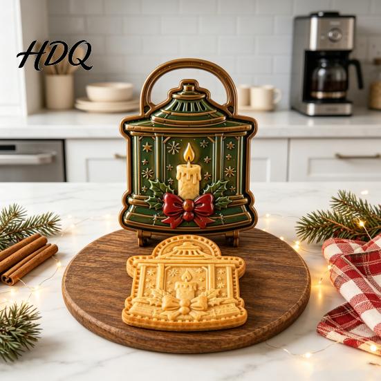 Gadget per la Cottura Fai-da-te in Cucina Stampo Mini Torta di Natale per Torte a Mano Casa Pan di Zenzero Festivo Babbo Natale Stampi per Biscotti dalla Forma Carina Strumenti a Pressione