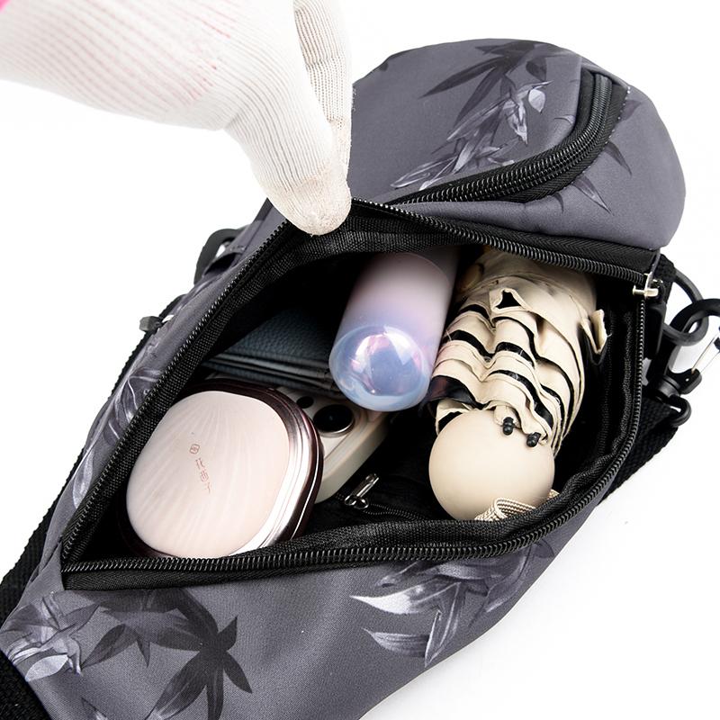Women's Waterproof Chest Bag Young People's Crossbody Bags Large Capacity Multifunctional Sports and Leisure Travel Backpack