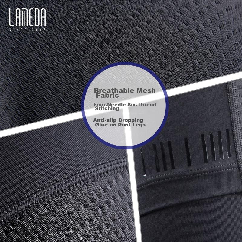 Men's Cycling Underwear, High-Elastic Breathable Seamless Mountain And Road Bike Shorts, Size L
