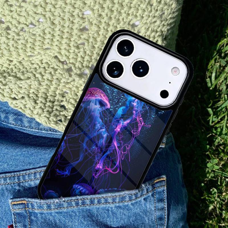 Magic Jellyfish Soft Mobile Phone Case Compatible with IPhone 17 16 15 14 13 12 11Pro Max 17 Air Cover