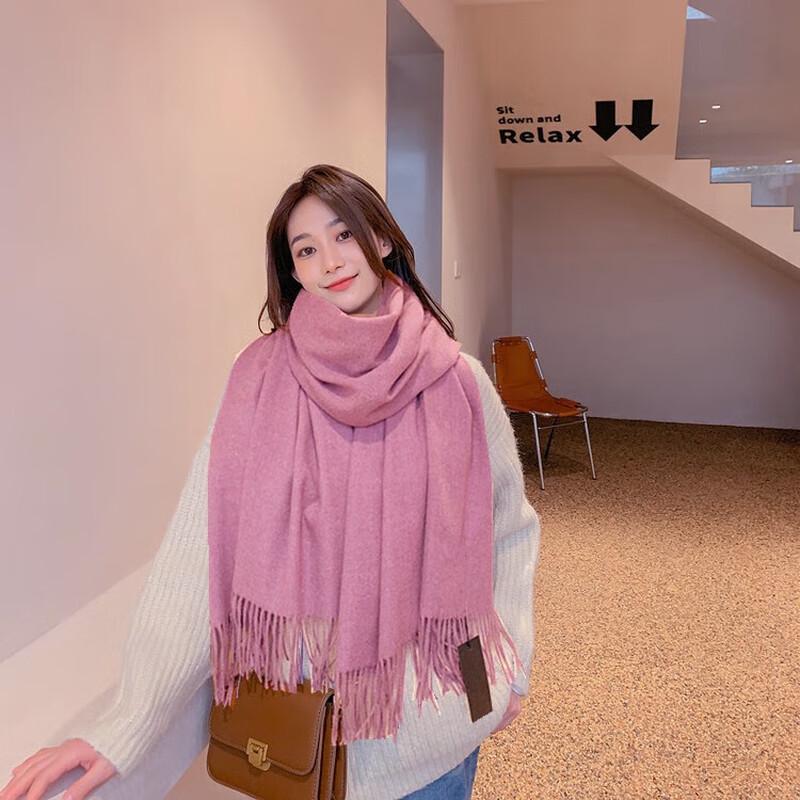 Autumn Winter Faux Cashmere Wool Scarf Shawl