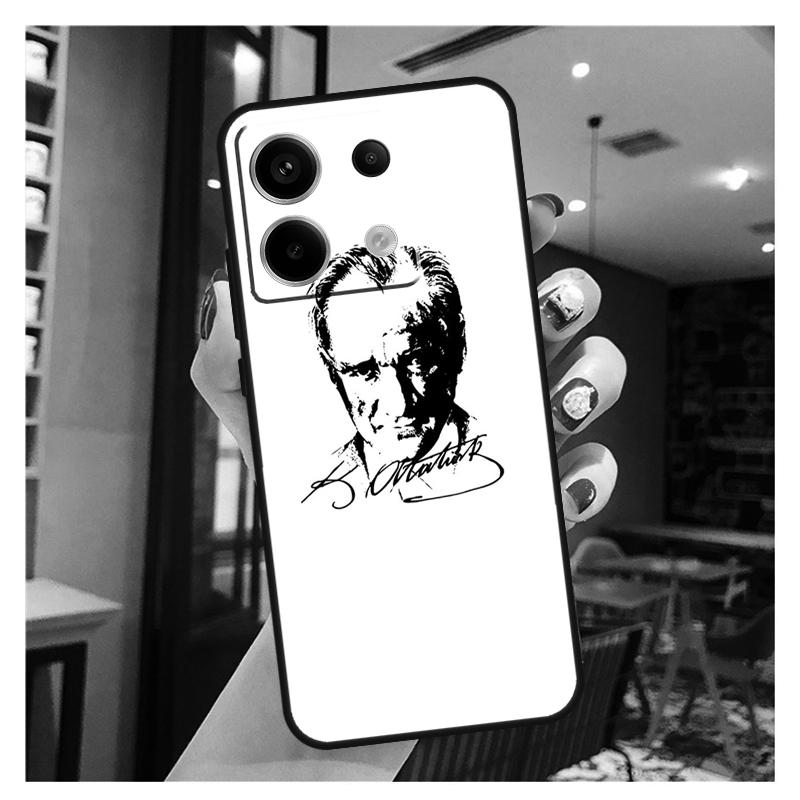 

Mustafa Kemal Ataturk Case For Xiaomi Redmi 12 13 C 9C 10C Redmi Note 13 Pro 9 10 11 12 9S 10S 11S 12S Back Cover Redmi Note 12ProPlus