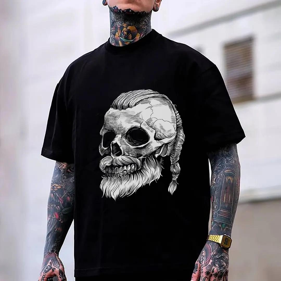 

2024 Men s Summer Short Sleeve 3D Printed Shirt Loose Moisture Absorbing Shirt Men s Clothing Quick Dry Shirt for Men Casual Top S чорний