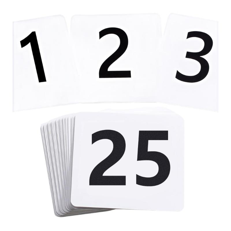 

Convenient Numbered Seating Cards Multipurpose Conference Room Seats Markers Easy to Read Wedding Table Numbers