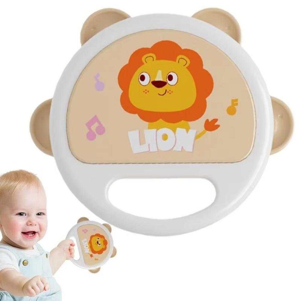 Handheld Percussion Instrument Kids Tambourine Toy Delicate Tambourine Instrument Children Learn