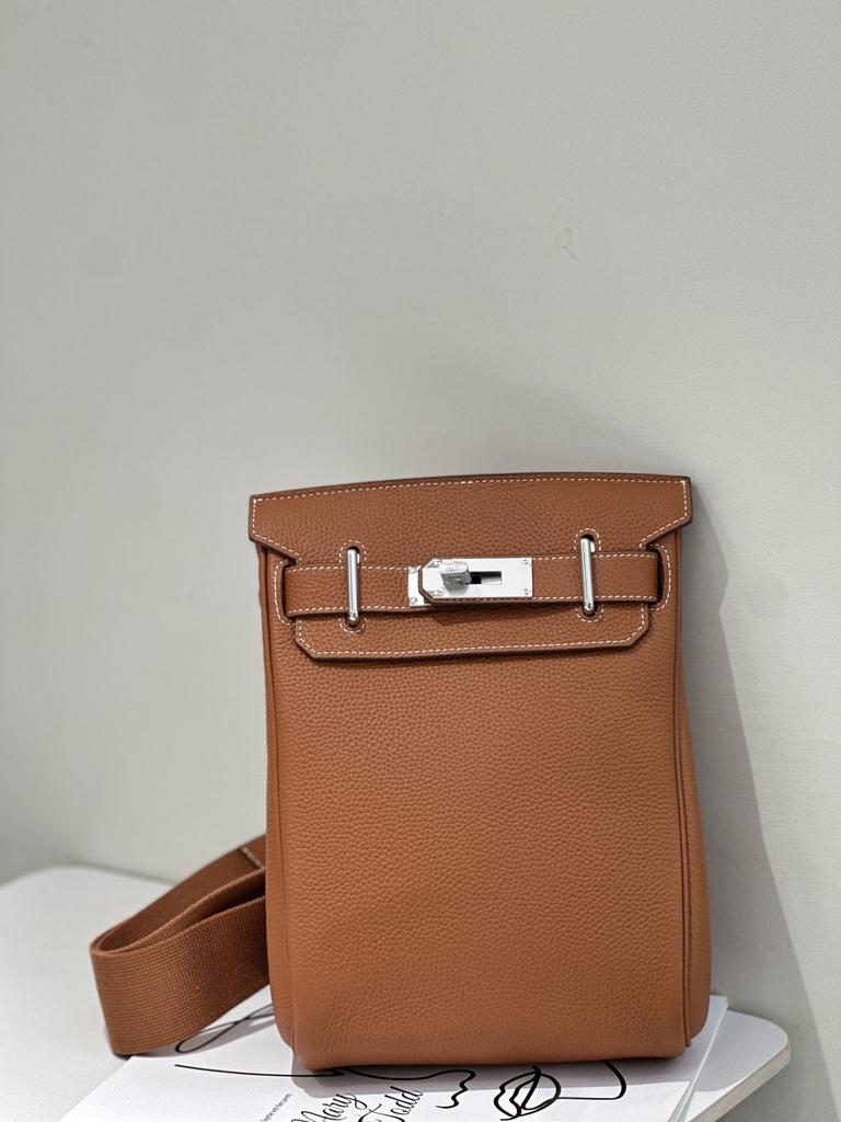 2025 New Style Lamb Leg Package Real Leather Togo Top Layer Cowhide Casual Single Meat Skewer Cross Package Lamb Leg Package Leg Package Women