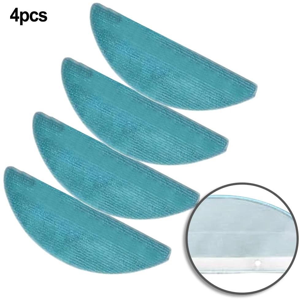 4 Pack Microfiber Mop Cloth Kit For Cecotec For Conga M50 Robot Vacuum Cleaner Replacement Floor Mopping Accessory