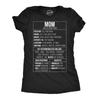 Womens Funny T Shirts Mom Job Description Sarcastic Mothers Day Tee For Ladies