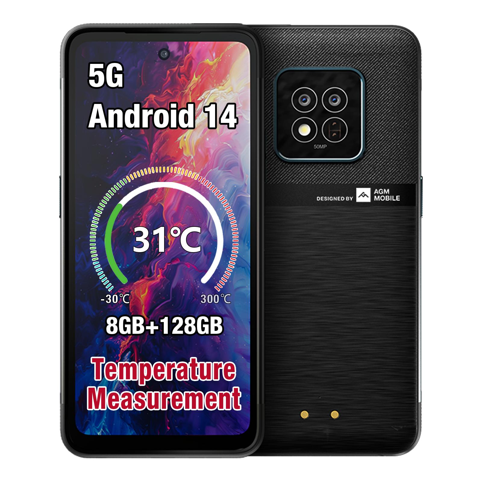 

AGM X6 5G прочный мобильный телефон 8+128G Android 14 6.78 5000mAh FaceID смартфон