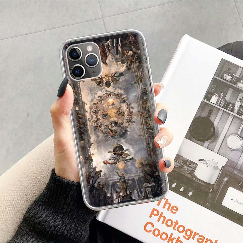 palace of versailles The Creation of Adam Phone Case For Apple iPhone 17 Air 16 15 Plus 14 + 13 Mini 12 11 Pro Max 7 8 SE 16Max