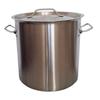 STAINLESS STEEL POT 30.5 cm GASTRO POT 22L WITH METAL LID