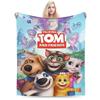 T-Talking T-Tom Und F-Freunde Wurfdecke Für Sofa Flauschige Weiche Plüschdecke 50x60 Zoll Mehrere Größen Tagesdecken Für Alle Jahreszeiten