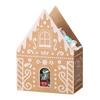 Christmas Gingerbread House Gift Box Small Christmas Candy Boxes for Cookies Chocolates Treats 3D House Shaped Paper Box for Holiday Party Favors