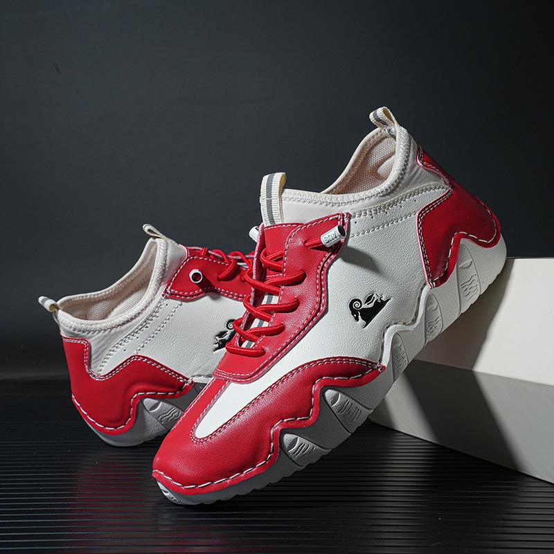 Fashion New 2025 Fashion Design Ankle Boots Madam Outdoor Casual Leather Shoes Breathable Comfortable Autumn Hot Selling Flat Sneakers