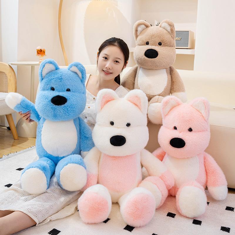 Soft West Highland Doll Plush Toy Big Dog Doll Girl Sleeping Companion Soothing Ragdoll Doll