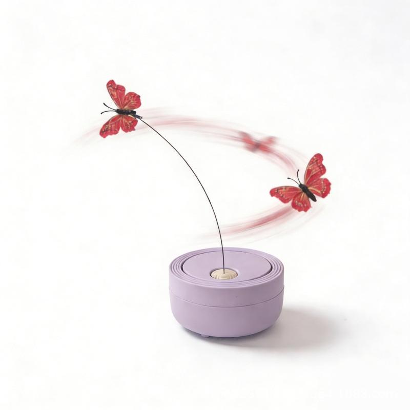 Smart Rotating Butterfly Cat Teaser: Automatic Pet Entertainment Toy