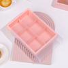 10 Pieces, 4-panel Pink Packaging Box, Frosted Semi Transparent Box, Biscuit Macaron Gift Box, Pink Tote Bag