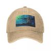 Starry Owl  Acrylic Painting of a Magical Night Baseball Cap Military Tactical Caps Christmas Hats UnisexS Baseball Cap WomenS
