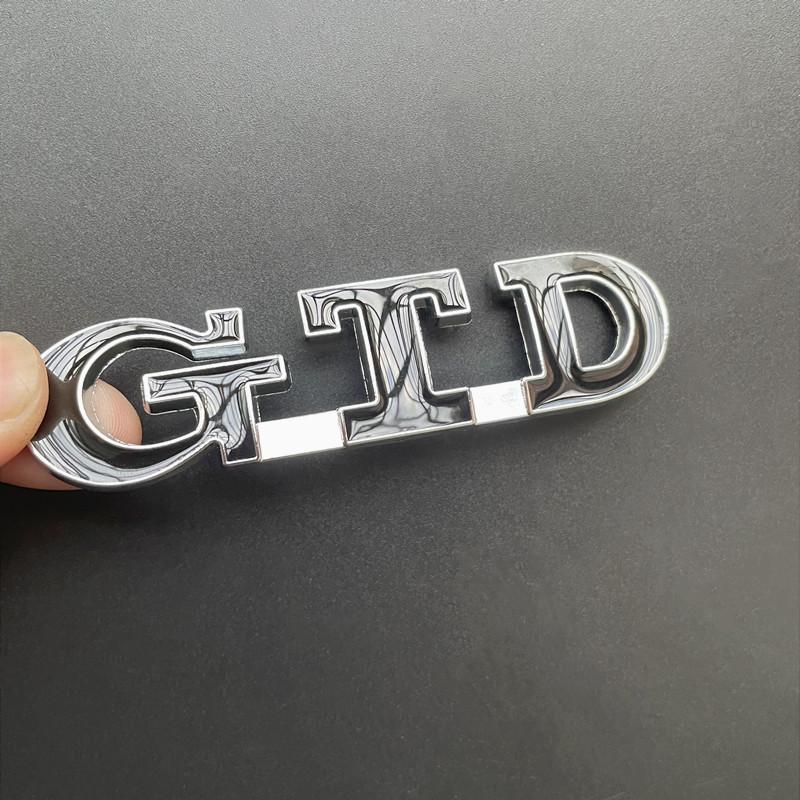 

Golf 3 4 MK3 MK4 2026 Hot For VW VOLKSWAGEN 3D Metal GTD Letters Car Rear Trunk Boot Badge Emblem For Volkswagen VW Golf 7 6 5 4