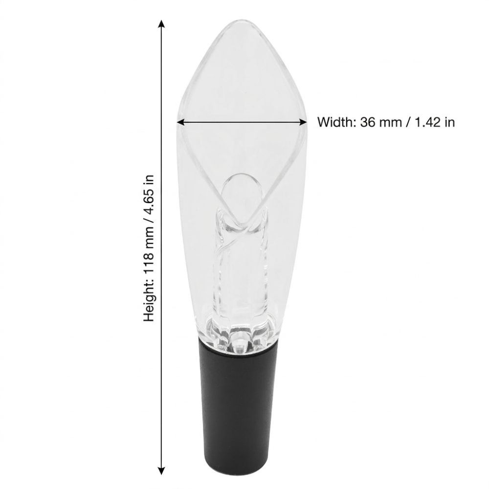 2-in-1 Red Wine Aerating Pourer No Drip Wine Aerator Dispenser Premium Wine Decanter Spout Kitchen