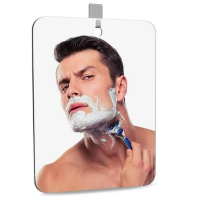Neuer 1 Stück Acrylspiegel mit Wandsaugnapf Duschspiegel für Männer Rasur Frauen Make-up Tragbar Reise Badezimmerzubehör